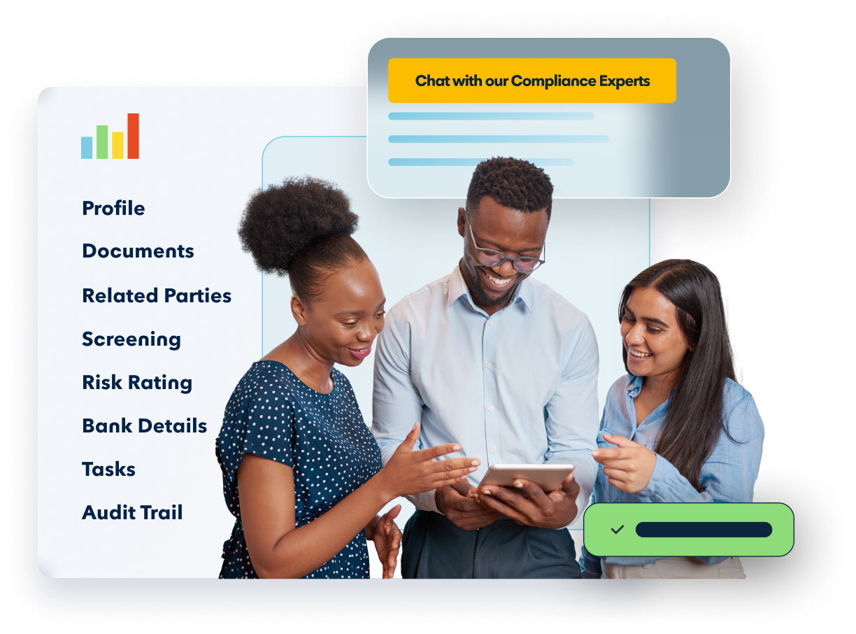 banner image of people looking at screen